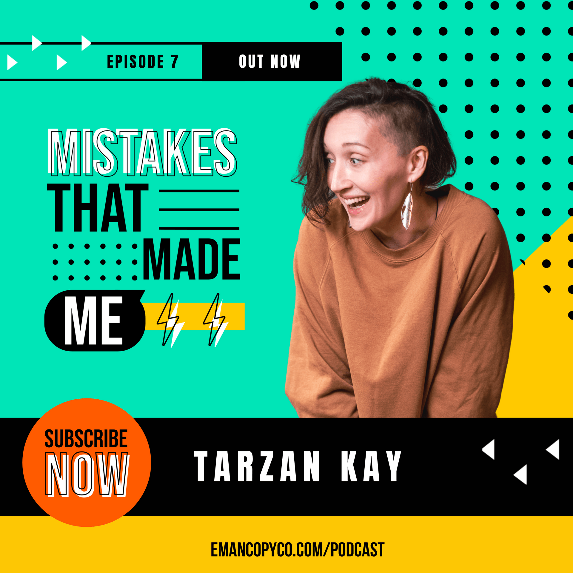 Episode cover for mistakes that made me with Tarzan Kay